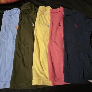 Polo by Ralph Lauren Kids Short Sleeve Tees - Blue, Green, Yellow, Pink, Navy